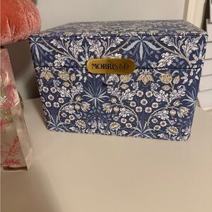 Morris & Co. Blue Floral Box